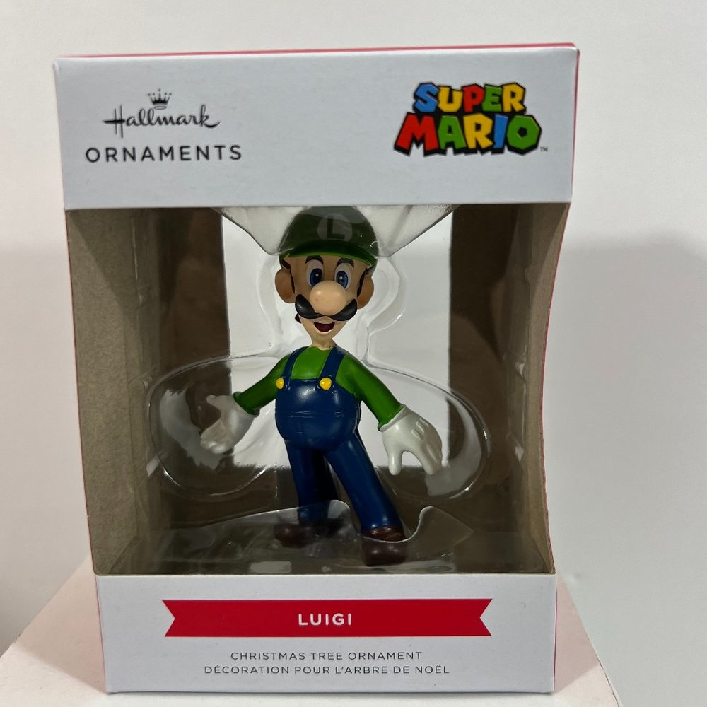 NEW Hallmark Nintendo Super Mario Luigi Christmas Tree Ornament